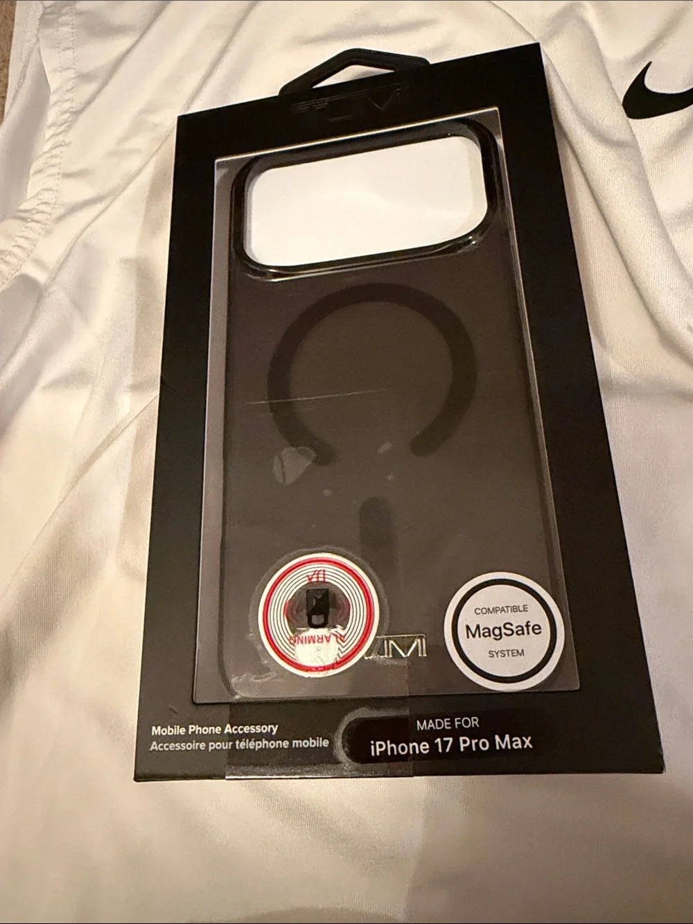 NEW Tumi MagSafe iPhone 17 Pro Max Case GEL HARD SHELL SIGNATURE LOGO
